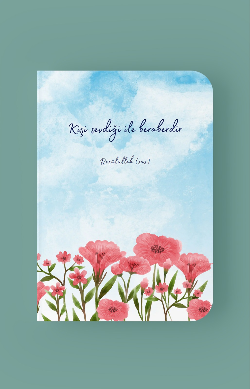 Kişi Sevdiği İle Beraberdir Mini Defter - A6 Çizgili