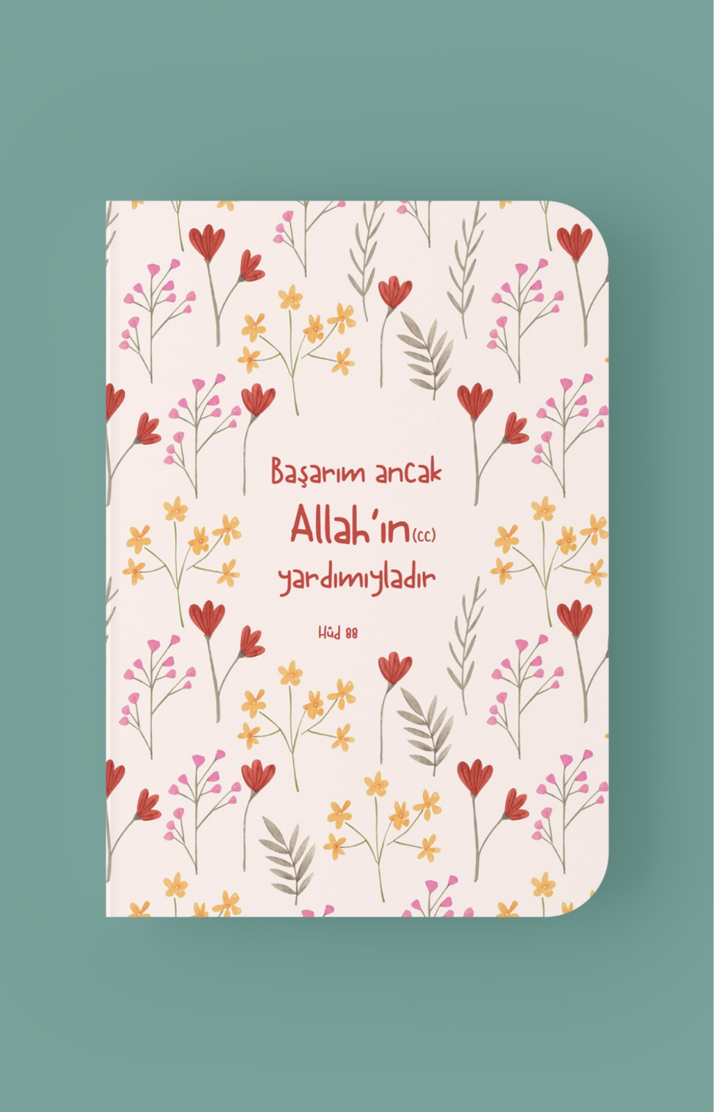 Başarım Ancak Allah'ın Yardımıyladır Mini Defter - A6 Çizgili